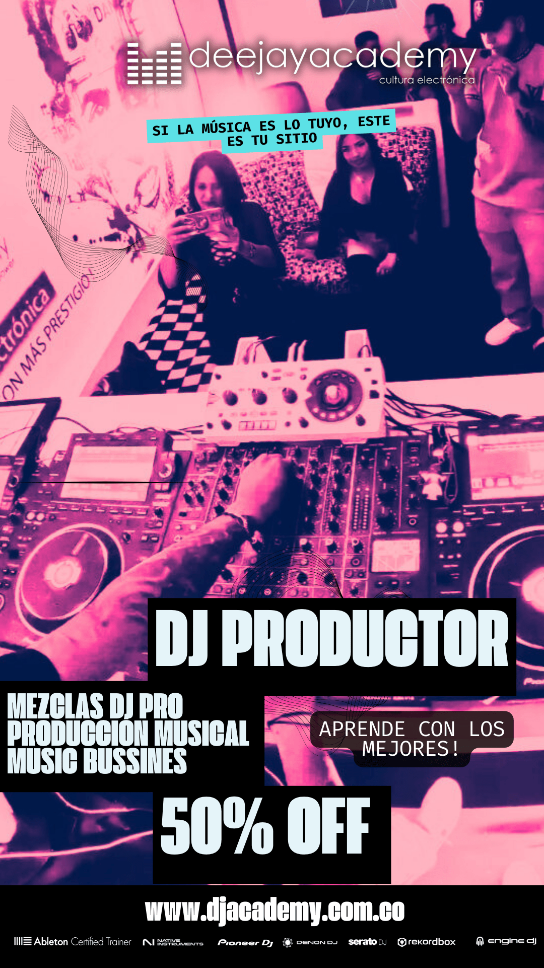 academia dj, Curso dj, clases DJ , escuela dj, clases dj, produccion musical, ableton live